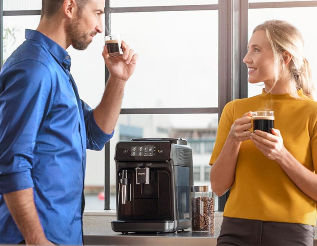 Sip Like a Pro: Philips Coffee Machine 1200 Series with AquaClean & Aroma Seal Technology