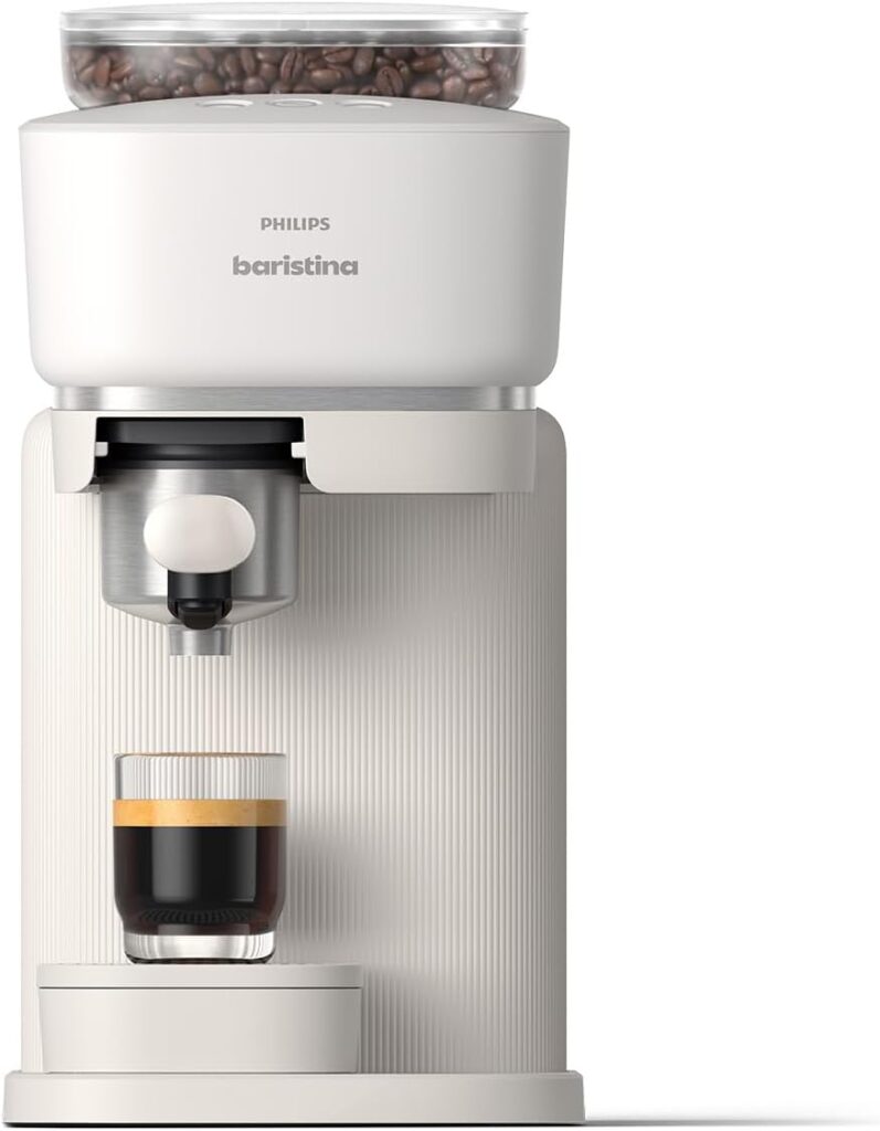 Philips Coffee Machine Barista-Perfect Espresso in One Swipe – 16 Bar Pressure