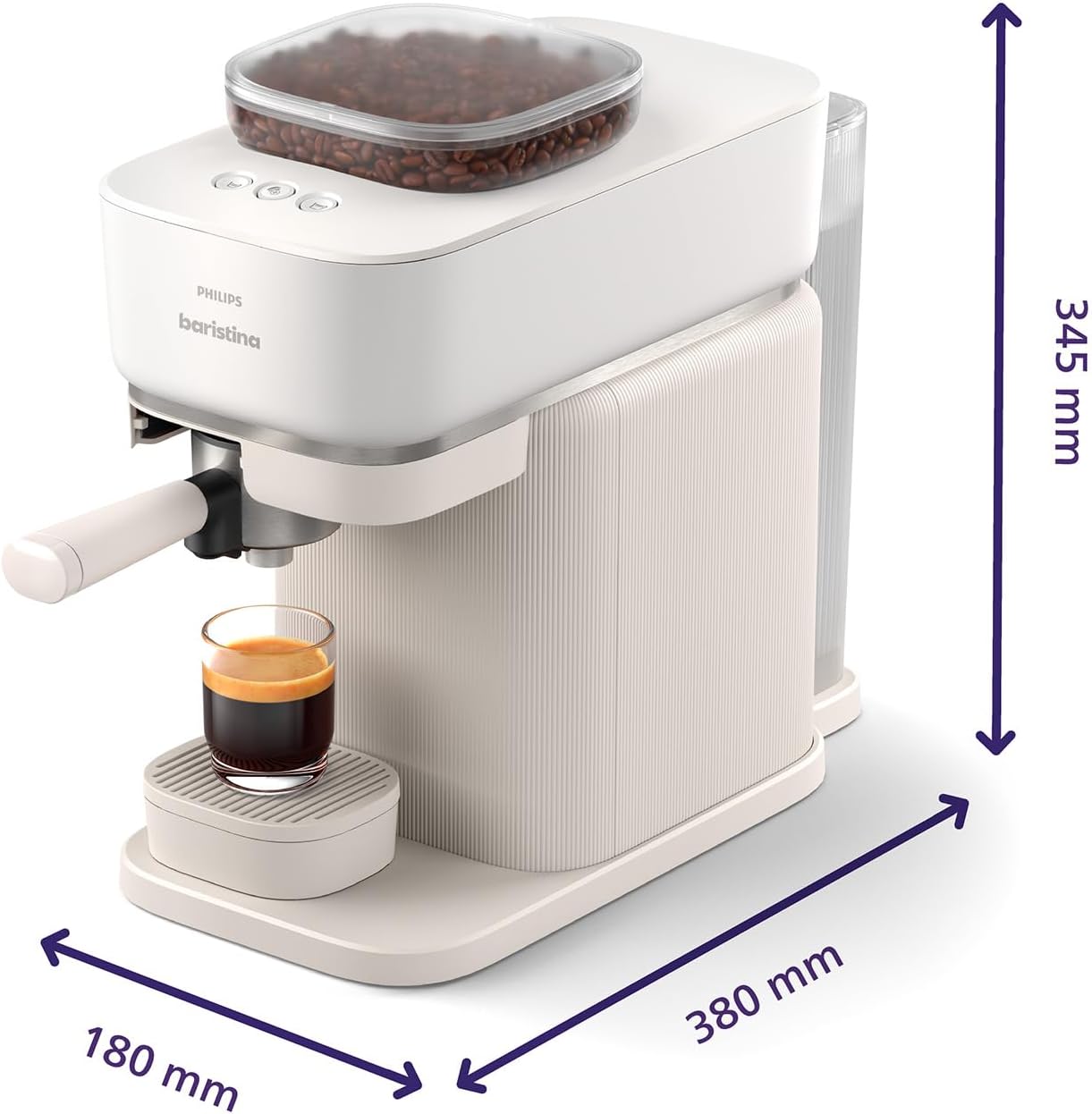 Read more about the article Philips Coffee Machine Barista-Perfect Espresso in One Swipe – 16 Bar Pressure